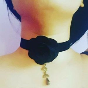 Black Rose Choker